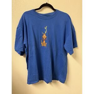 Vintage 90s How the Grinch Stole Christmas Musical Blue XL XLarge T-Shirt